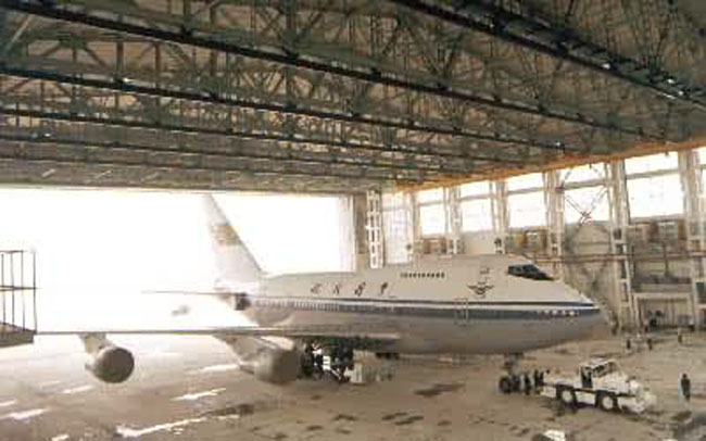 辛集机库网架工程